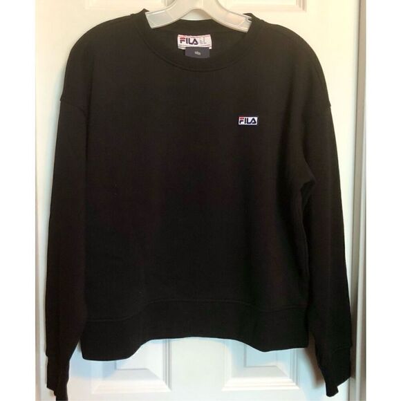 FILA - NWT - L Sz M “Stina” Oversized, Slightly-Cropped Crew Neck Sweatshirt - Picture 14 of 15